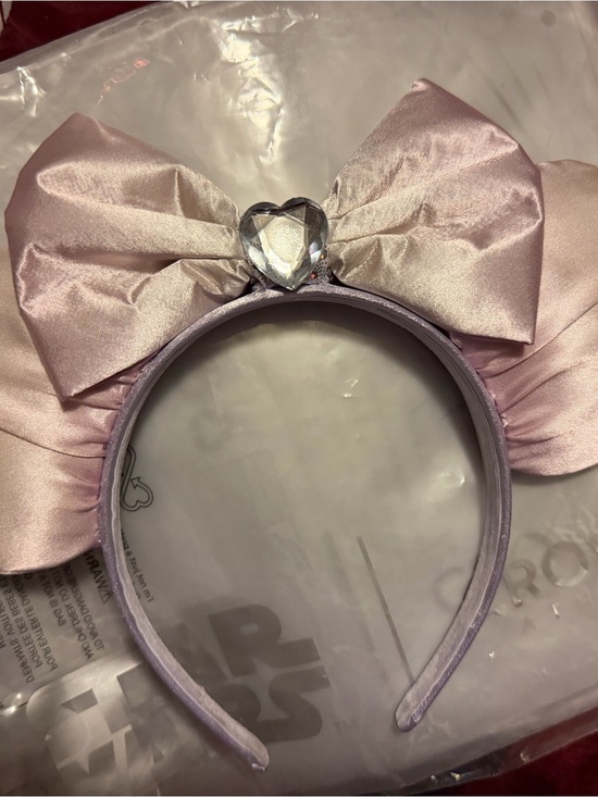 Pink/Purple Ombré Bow Heart Ears Headband